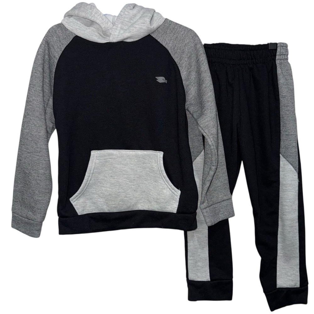 Tony Hawk Boys Jogger Set Pants And Hoodie Grey Black Size Small (4)